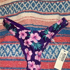 Frankie's Bikinis Purple Bikini Bottom